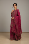 Rani Crepe Readymade Sharara Set With Crepe Dupatta (Ft:-Anjan Prasad)