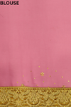 Gajari Chiffon Embroidered Saree With Unstitched Blouse