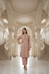 Gajari Tissue Readymade Suit & Palazzo Pant With Organza Dupatta