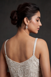Effortlessly Beautyful Off White Georgette Readymade Suit And sharara With Georgette  Dupatta