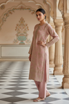 Gajari Tissue Readymade Suit & Palazzo Pant With Organza Dupatta