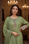 Pista Shimmer Readymade Suit & Palazzo Pant With Chinon Dupatta