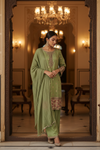 Pista Shimmer Readymade Suit & Palazzo Pant With Chinon Dupatta