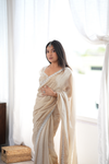 Tussar Organza Embroidered Saree With Readymade Blouse (Ft. Arti Chauhan)