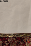Tussar Net Embroidered Saree With Unstitched Blouse