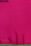 Rani Peach Jacquard Khaddi Embroidered Saree With Unstitched Blouse
