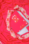 Rani Cotton Unstitched Salwar Suit With Cotton Dupatta