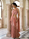 Gajari Georgette Readymade Sharara Set With Georgette Dupatta