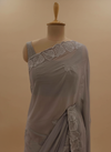 Tussar Georgette Saree With Unstitched Blouse