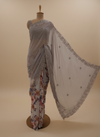 Tussar Georgette Saree With Unstitched Blouse