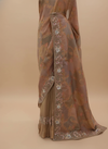 Tissue Tussar Saree With Unstitched Blouse