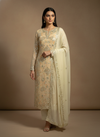 Timeless Beauty Tussar Georgette Unstitched Salwar Kameez With Chiffon Dupatta