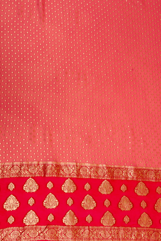 Khaddi Banarasi Woven Zari Saree