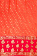 Khaddi Banarasi Woven Zari Saree