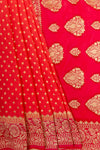 Khaddi Banarasi Woven Zari Saree