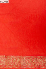 Khaddi Banarasi Woven Zari Saree