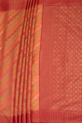 Panna Sarees-Organza Banarasi Woven Zari Saree