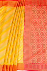 Panna Sarees-Organza Banarasi Woven Zari Saree