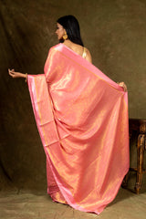 South India Silk Saree With Woven Zari