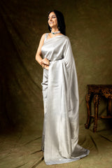 South Indian Silk Saree With Woven Zari
